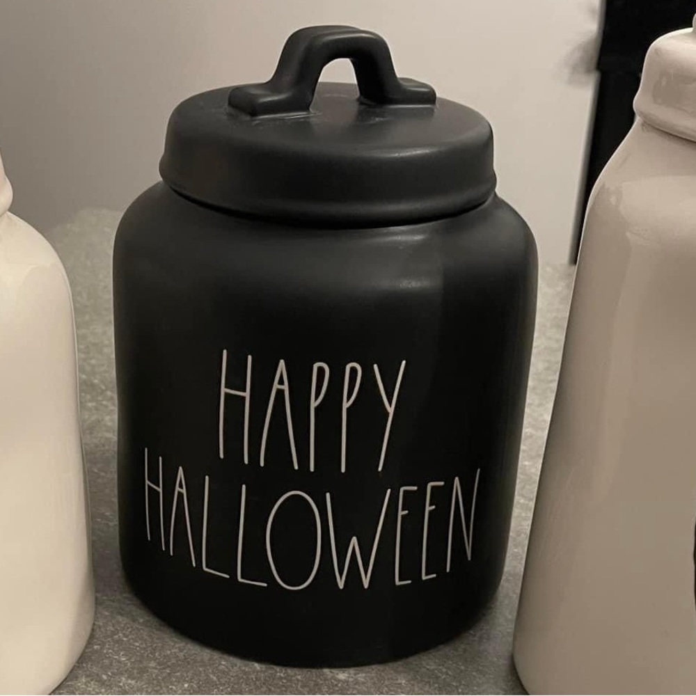 Rae Dunn HAPPY HALLOWEEN canister